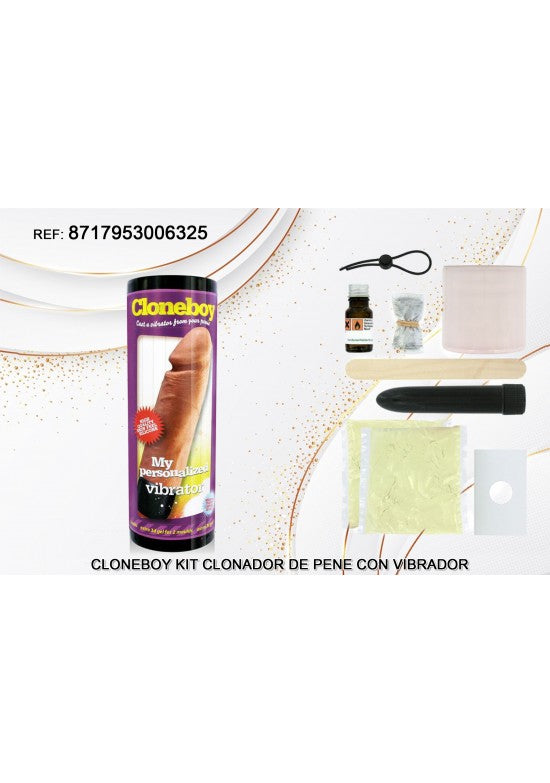 Kit clonador de pene Cloneboy con vibrador y accesorios