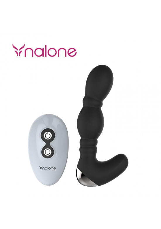 Estimulador prostático Nalone negro con mando a distancia inalámbrico