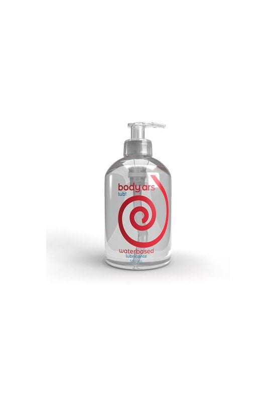 Frasco con bomba de lubricante Body Ars Lubi base agua 500 ml