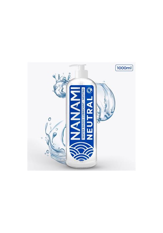 Botella con bomba de lubricante Nanami Neutral base agua 1000 ml