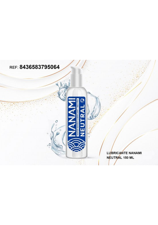 Lubricante íntimo neutro Nanami base agua 150 ml con dosificador