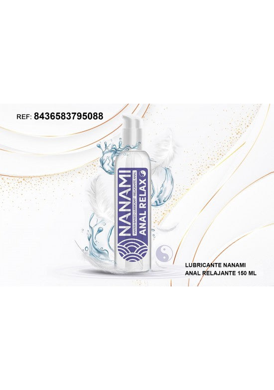 Lubricante anal relajante Nanami base agua 150 ml con dispensador