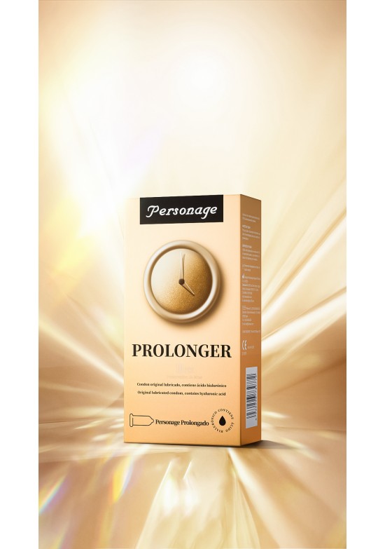 Caja de preservativos Personage Prolonger con ácido hialurónico