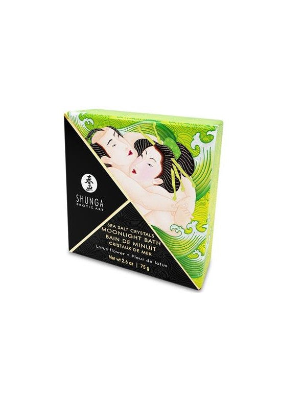 Caja de cristales de baño Shunga Moonlight Bath Lotus Flower 75g