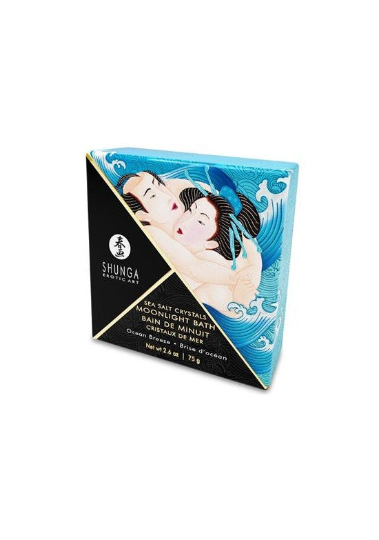 Caja de cristales de baño Shunga Moonlight Bath Ocean Breeze 75g